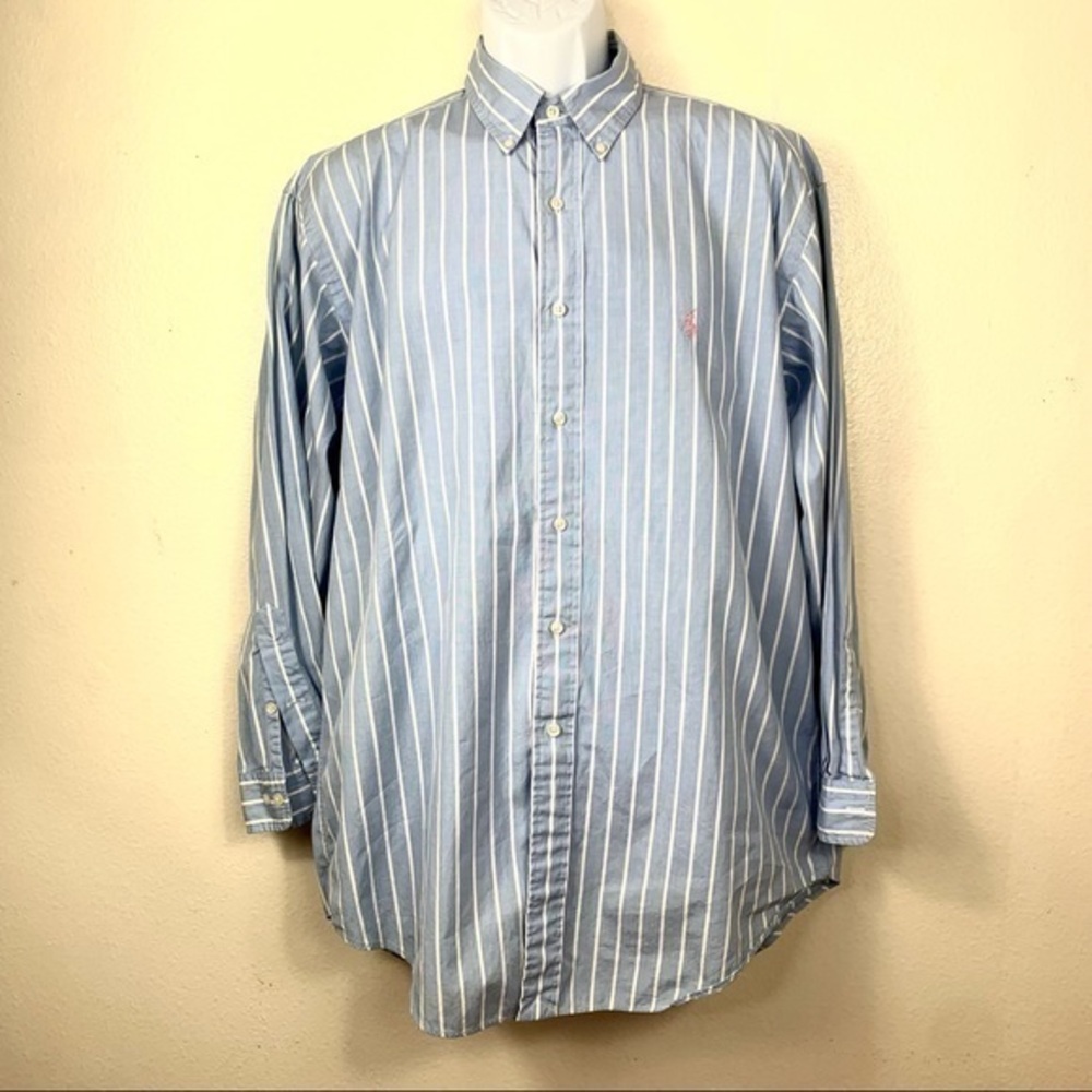 Ralph Lauren Men’s Casual shirt Striped Sz 16 1/2